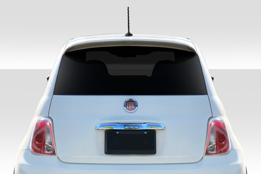Fiat 500E Duraflex Abarth Look Roof Wing Spoiler, 1 Piece, 2013-2017