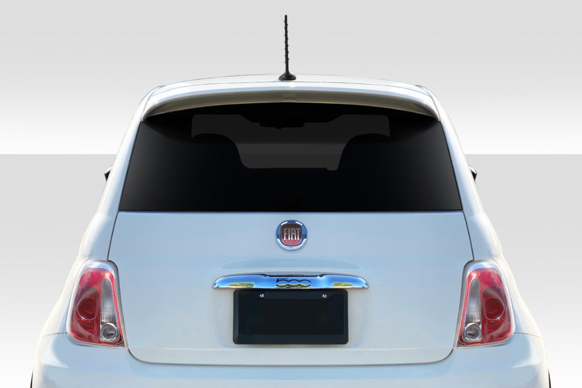 Fiat 500E Duraflex Abarth Look Roof Wing Spoiler, 1 Piece, 2013-2017