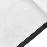 Tesla Model X Wing Doors Sunroof Sunshade, Coated Black Silver Tone Cloth, 2-Piece, 2016-2024