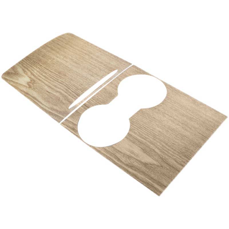 Tesla Model 3, Y Center Console Vinyl Wrap, Wood Grain, 2021-2024