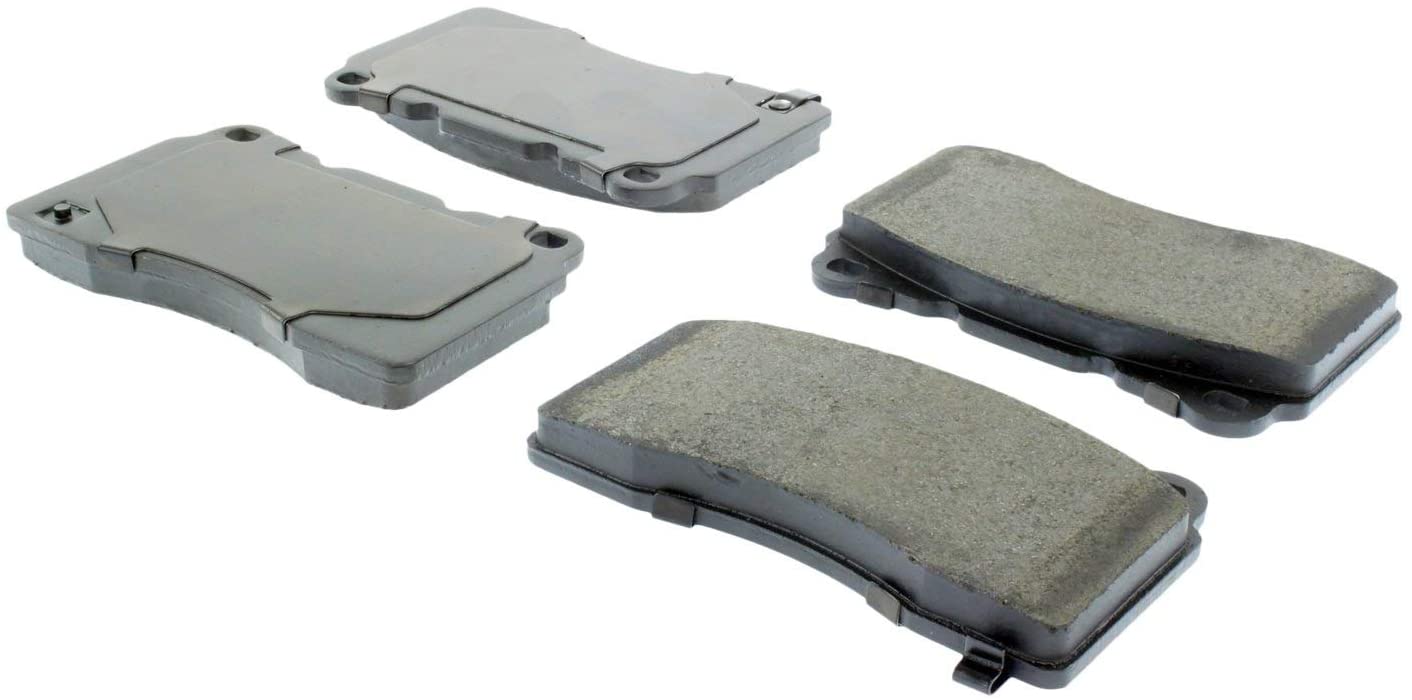 Tesla Model S Posi-Quiet Front Ceramic Brake Pads with Shims, 2017-2019