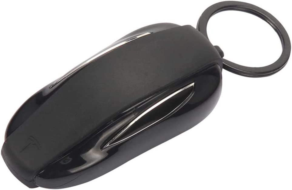 Tesla Model X Key Fob Cover Shell Protector Case Holder, Black, 2016-2025