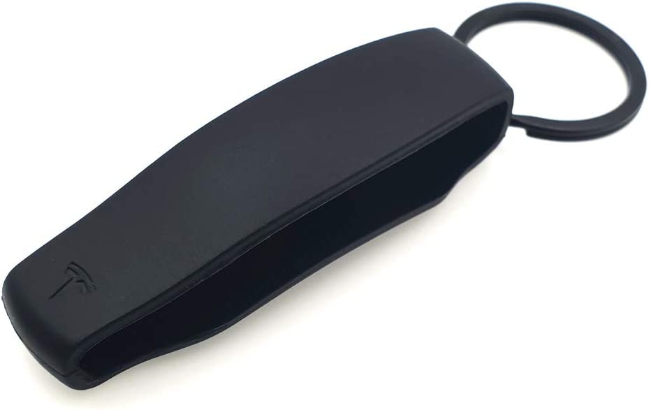 Tesla Model X Key Fob Cover Shell Protector Case Holder, Black, 2016-2025