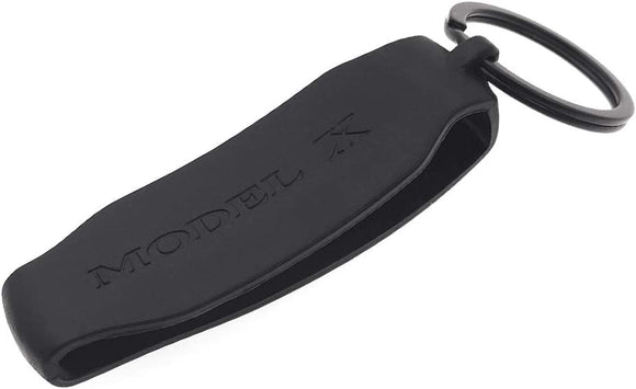 Tesla Model X Key Fob Cover Shell Protector Case Holder, Black, 2016-2023
