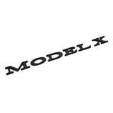 Tesla Model X Emblem Badge, Metal Black