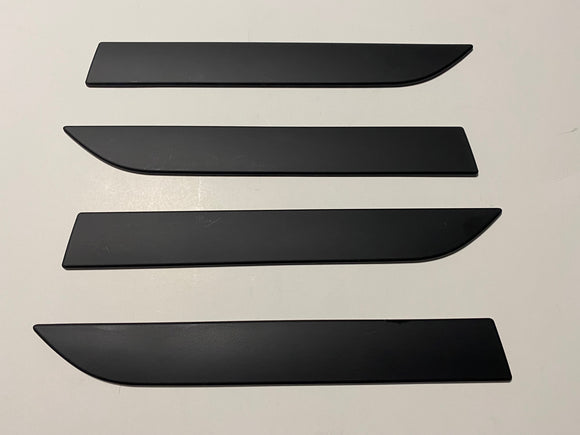 Tesla Model X Door Handle Covers, ABS, Matte Black, Black Out Kit, 2016-2023