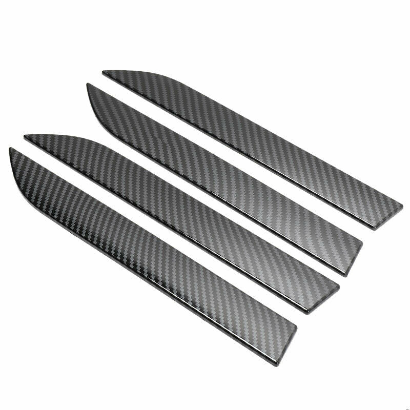 Tesla Model X Door Handle Covers, ABS, Carbon Fiber, Black Out Kit, 2016-2023