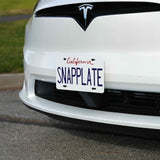 Tesla Model X SNAPPLATE Front License Plate Mount, Removable, 2021-2024