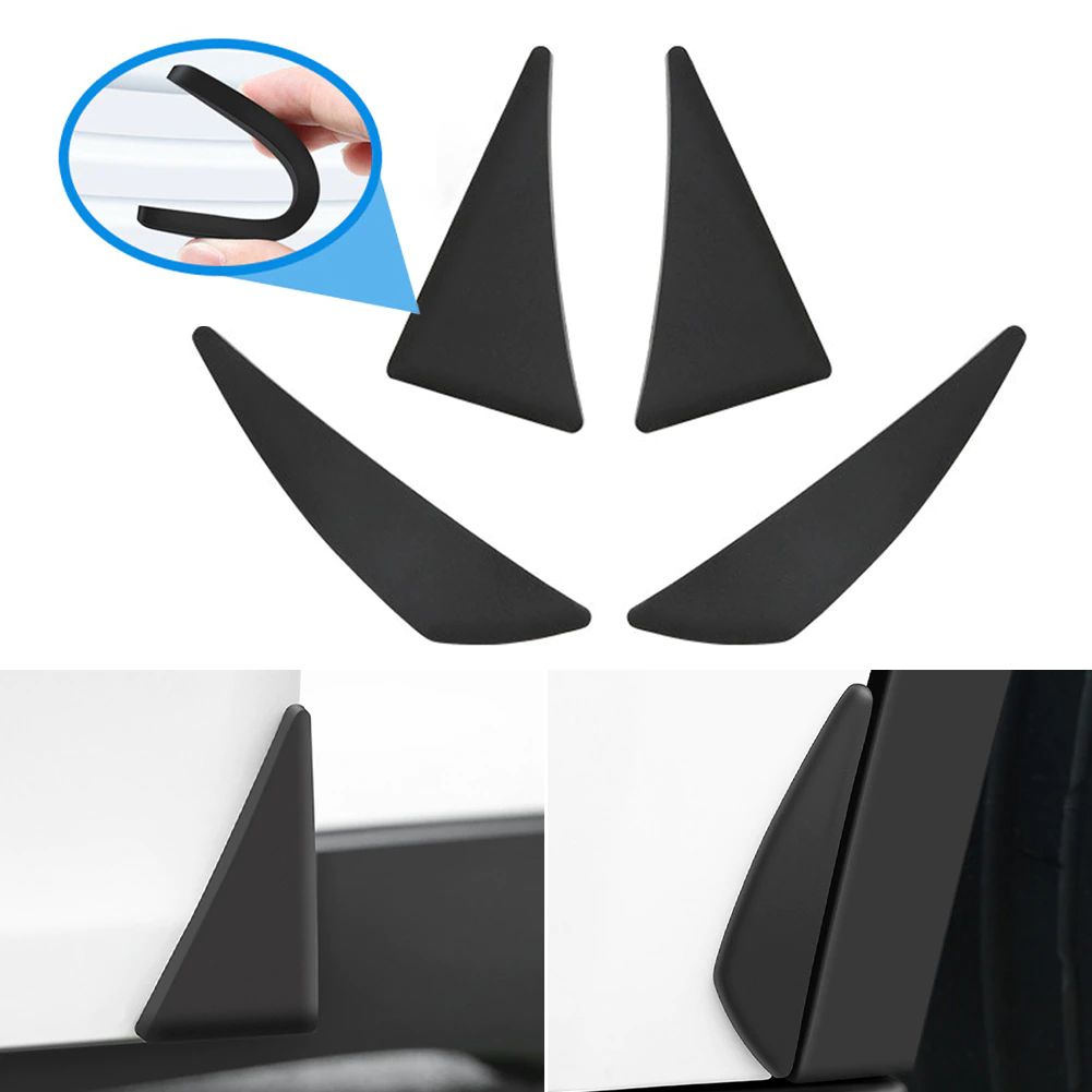 Tesla Model Y Front Door Edge Corner Guards, Silicone, 4-piece set, 2020-2023