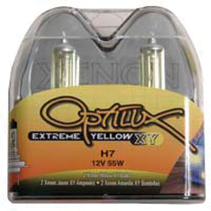Smart Car Fortwo Hella Optilux H7 12V/55W XY Xenon Yellow Bulbs, 2008-2015
