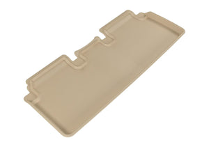 Tesla Model S Rear Floor Mat, 3D MAXpider Kagu 2nd Row Floor Mat, Tan, 2012-2020