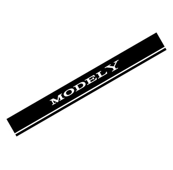 Tesla Model Y Hood Vinyl Decal, 2020-2021