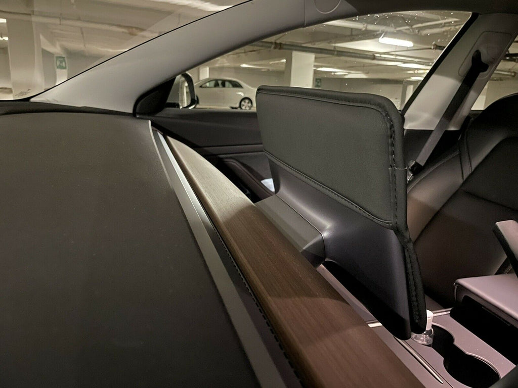 Tesla Model Y Center Screen Cover Sleeve Protector, Black, Y Logo, 2020-2024