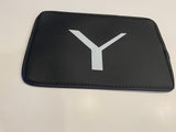 Tesla Model Y Center Screen Cover Sleeve Protector, Black, Y Logo, 2020-2024