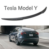Tesla Model Y Rear Spoiler, ABS Carbon Fiber, 2020-2021